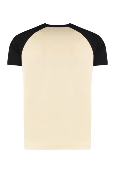 Valentino Sleeve Contrast Graphic Print Crew Neck