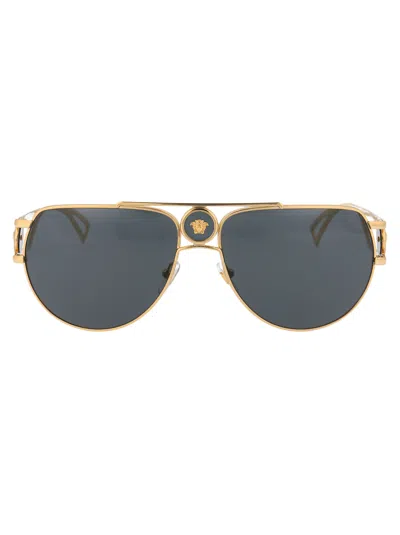 Versace Eyewear Double Bridge Aviator