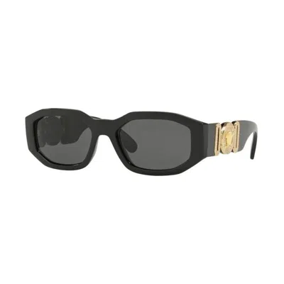 Versace Man Sunglass Ve4361 Biggie In Black