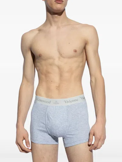 Vivienne Westwood Three Pack Boxer Grey Band