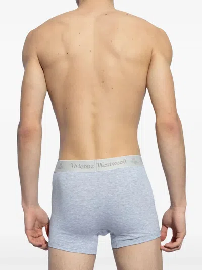 Vivienne Westwood Three Pack Boxer Grey Band