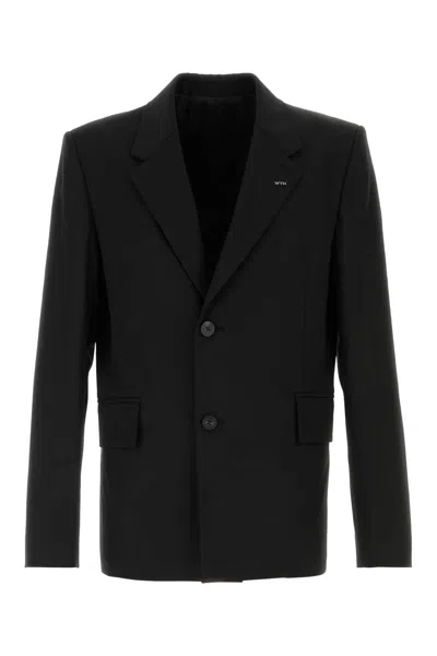 Wooyoungmi Single-breasted Blazer With Notch Lapel And Flap Pockets