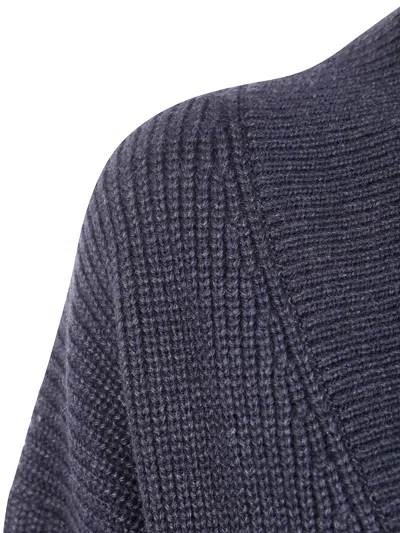 Y's Ribbed Wool Long Sweater