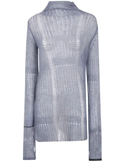 Y's Open-knit Long Sleeved Sweater