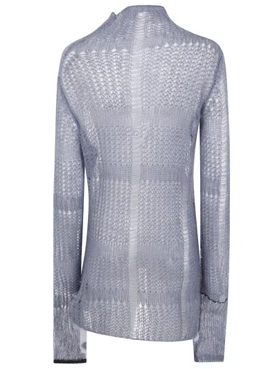 Y's Open-knit Long Sleeved Sweater