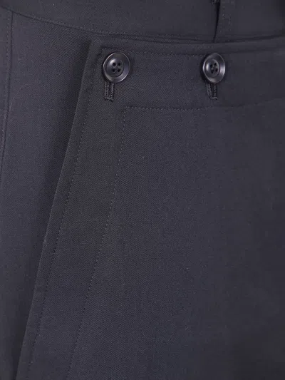 Y's Button-fastening Wool Trousers