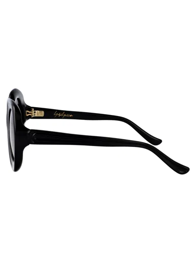 Yohji Yamamoto Matt Black Acetate Sunglasses