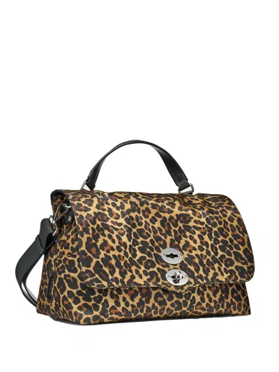 Zanellato Animal-print Leather Postman Bag