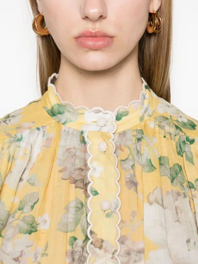 Zimmermann Blouse With Floral Pattern