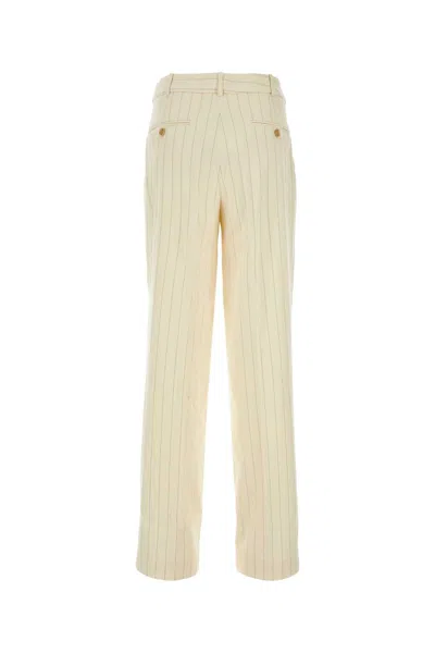 Zimmermann Pantalone Dalla Gamba Ampia Luminosity In Misto Lana Ricamata  Donna