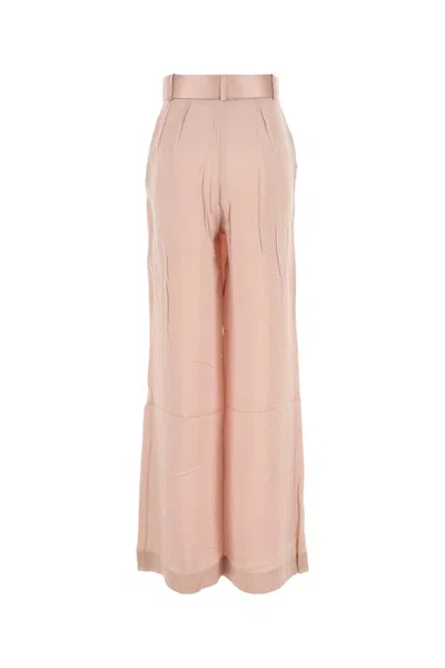 Zimmermann High Waist Silk Tuck Wide Leg Pant