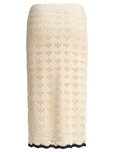Zimmermann Rhiannon Crochet Skirt