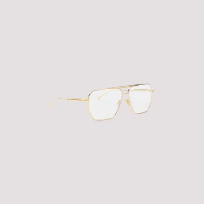 Bottega Veneta Golden Aviator Sunglasses