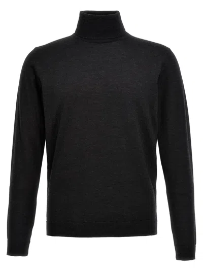 Roberto Collina Turtleneck Wool Sweater Long Sleeves