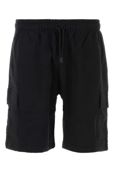 The North Face Cargo Shorts With Elastic Waistband And Side Pockets In Black