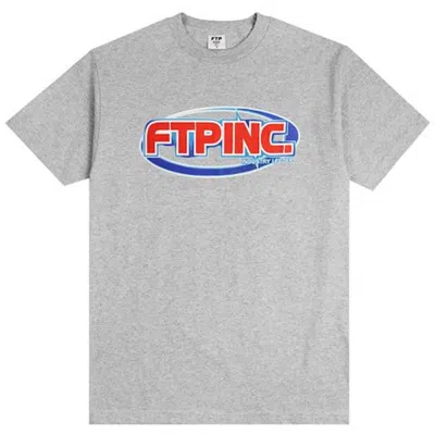 Pre-owned Ftp Men's  Industry Tee Shirt In Heather Gray