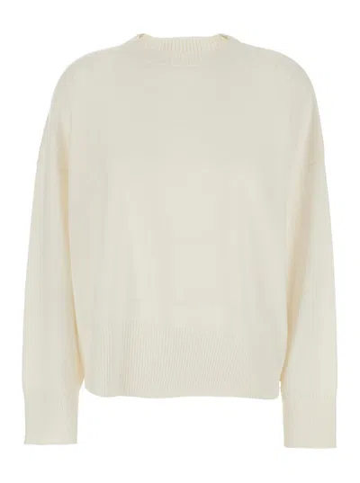 Loulou De Saison Anaa Lds Round Neck Sweater In White