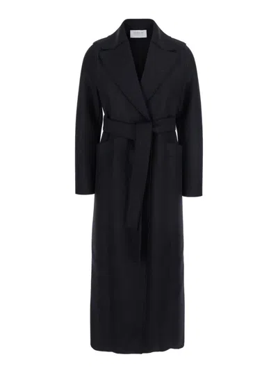 Harris Wharf London Belted Long Coat