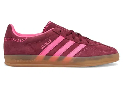 Pre-owned Adidas Originals Gazelle Indoor (women's) Sneakers In Lucid Pink/noble Maroon