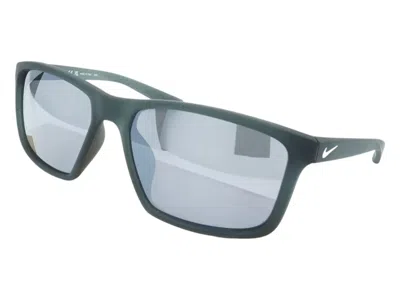 Pre-owned Nike Valiant Square Sunglasses 0616017) In Matte Anthracite Grey Silver Flash (valiant/mi/cw4645