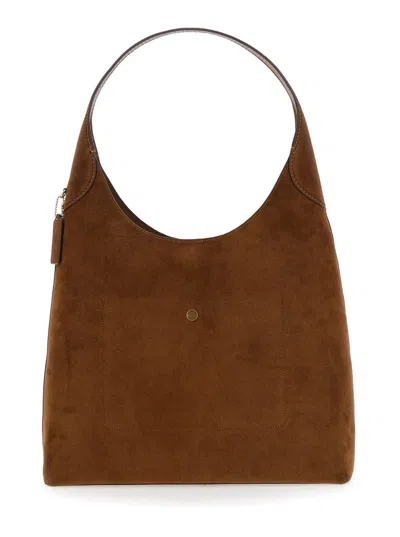 Coach Brooklyn 39 Suede Leather Hobo Bag