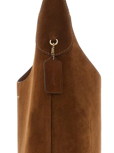 Coach Brooklyn 39 Suede Leather Hobo Bag