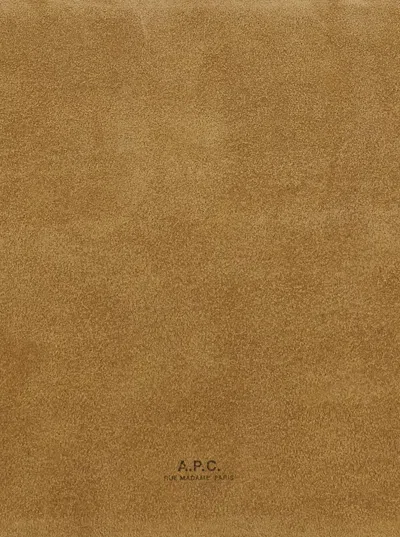 Apc Sac Vera Shoulder Bags Suede And Smooth Leather