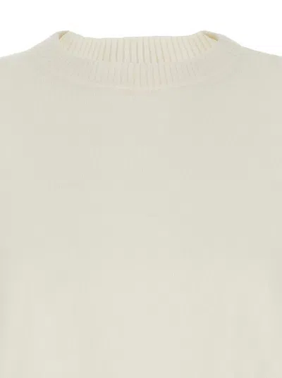 Loulou De Saison Anaa Lds Round Neck Sweater In White