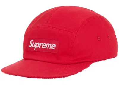 Pre-owned Supreme Reversible Terry Camp Cap In Red