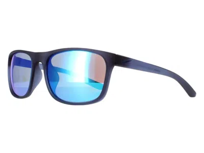 Pre-owned Nike Endure Square Sunglasses Transparent Atte Blue Blue Irror (endure Icw46504105919) I In Transparent M