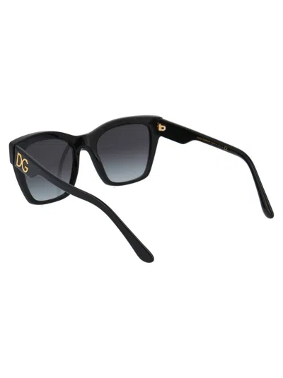 Dolce & Gabbana Black Acetate Sunglasses