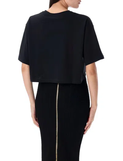 Balmain Cropped Tee Logo