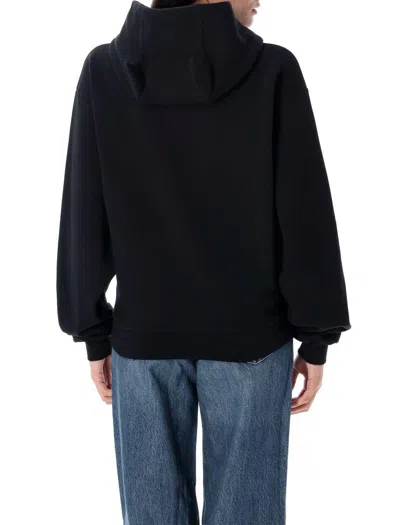 Coperni Horn Hoodie Kangaroo Pocket In Black