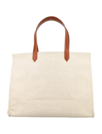 Balmain B-army Medium Canvas Shopping Bag