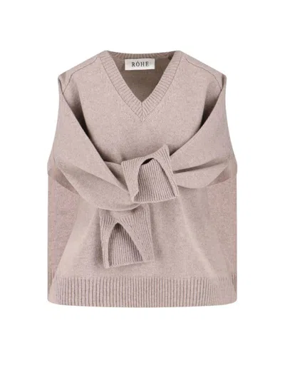 Rohe Wool And Cashmere Sweater In Neutral