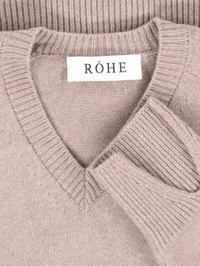 Rohe Wool And Cashmere Sweater In Neutral