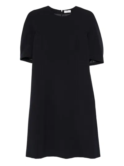 Peserico Puff-sleeve Midi Dress