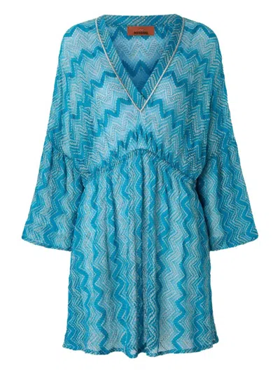 Missoni Zigzag-pattern Mini Dress