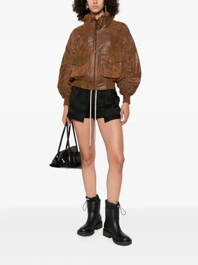 R13 Leather Bomber Jacket