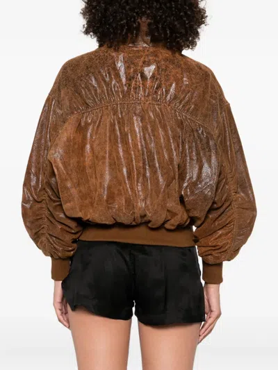 R13 Leather Bomber Jacket