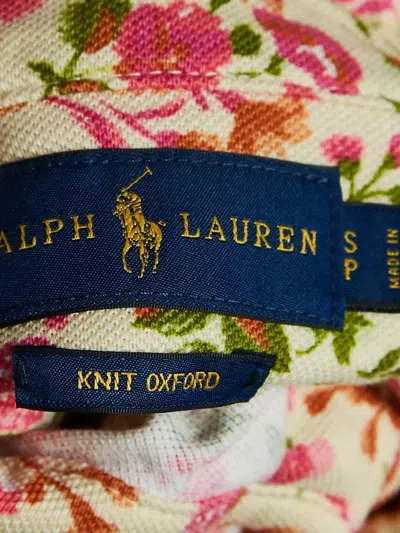 Pre-owned Polo Ralph Lauren Vintage  Floral-print Shirt