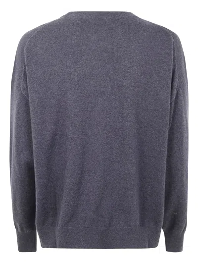Brunello Cucinelli Panelled Cashmere Sweatshirt