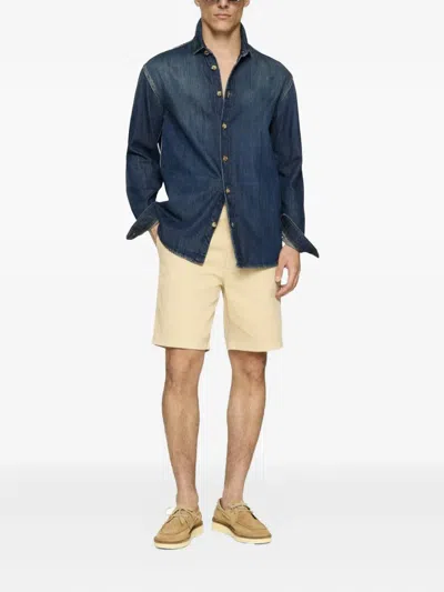 Dondup Patch-pocket Shorts In Neutral