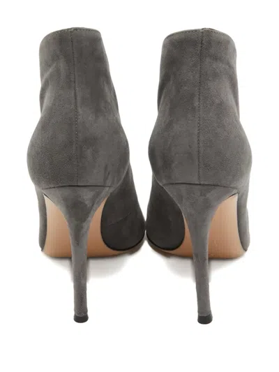 Pre-owned Gianvito Rossi 2024  110mm Suede Peep-toe Pumps