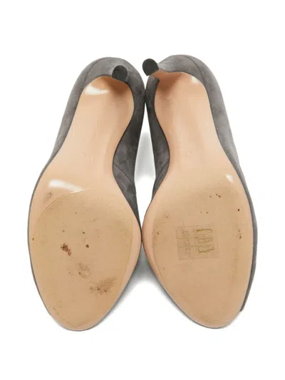 Pre-owned Gianvito Rossi 2024  110mm Suede Peep-toe Pumps