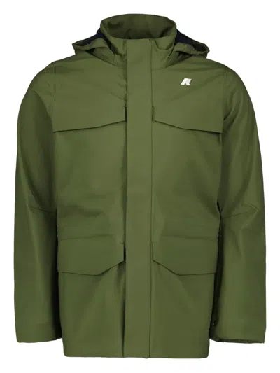 K-way Manphy Bonde Parka In Green