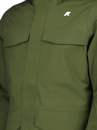 K-way Manphy Bonde Parka In Green