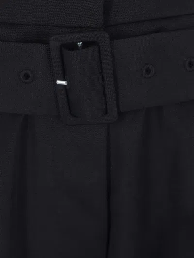Simone Rocha Belted Cuffed Wide-leg Trousers