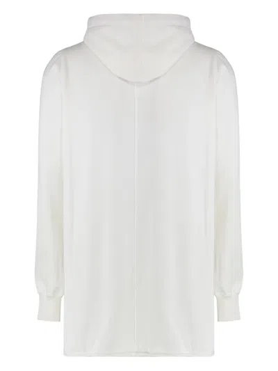 Rick Owens Drkshdw Drkshdw By Rick Owens Hooded Sweatshirt In Yellow