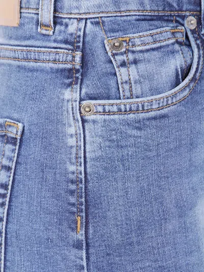 Twinset Light-wash Straight-leg Jeans In Blue